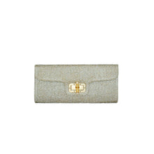 Load image into Gallery viewer, Gold Bamboo Clutch