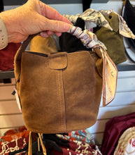 Load image into Gallery viewer, Suede Mini Bucket Purse