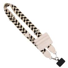 Load image into Gallery viewer, Clip & Go Strap w/Zippered Pouch Chevron