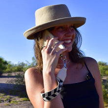 Load image into Gallery viewer, Clip & Go Strap w/Zippered Pouch Chevron