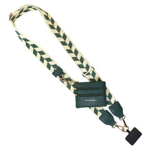 Load image into Gallery viewer, Clip & Go Strap w/Zippered Pouch Chevron