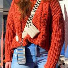 Load image into Gallery viewer, Clip & Go Strap w/Zippered Pouch Chevron