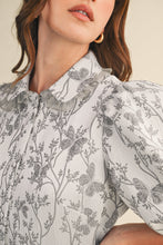 Load image into Gallery viewer, Gray Jacquard Butterfly Dress