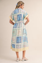 Load image into Gallery viewer, Floral Patch Print Midi Dress