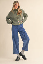 Load image into Gallery viewer, Striped Button Up Sweater