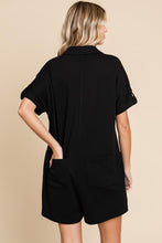 Load image into Gallery viewer, Black Short Romper
