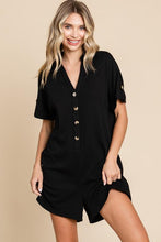 Load image into Gallery viewer, Black Short Romper
