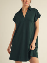 Load image into Gallery viewer, Hunter Green Tee Dress

