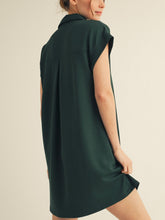 Load image into Gallery viewer, Hunter Green Tee Dress
