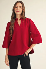 Load image into Gallery viewer, Solid Ruffle Neck Top
