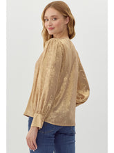 Load image into Gallery viewer, Metallic Gold Top

