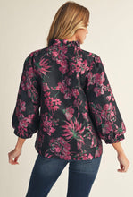 Load image into Gallery viewer, Pink Jacquard Print Top
