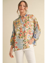 Load image into Gallery viewer, Chiffon Rose Blouse
