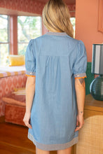 Load image into Gallery viewer, Denim Contrast Dress
