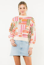 Load image into Gallery viewer, Pretty Print Sweater
