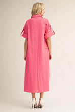 Load image into Gallery viewer, Solid Shirt Dress
