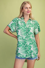Load image into Gallery viewer, Green Swirls Top
