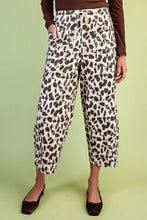 Load image into Gallery viewer, Leopard Print Barrel Pants
