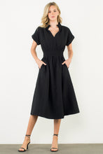 Load image into Gallery viewer, Black Textured Dress
