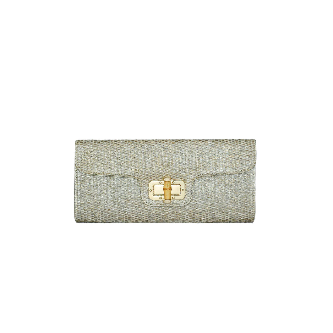 Gold Bamboo Clutch