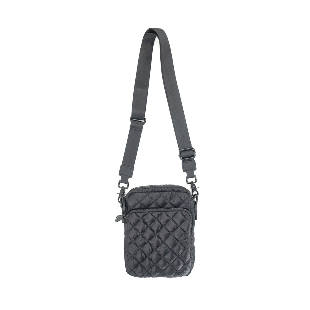 Quilted Cell Crossbody Purse