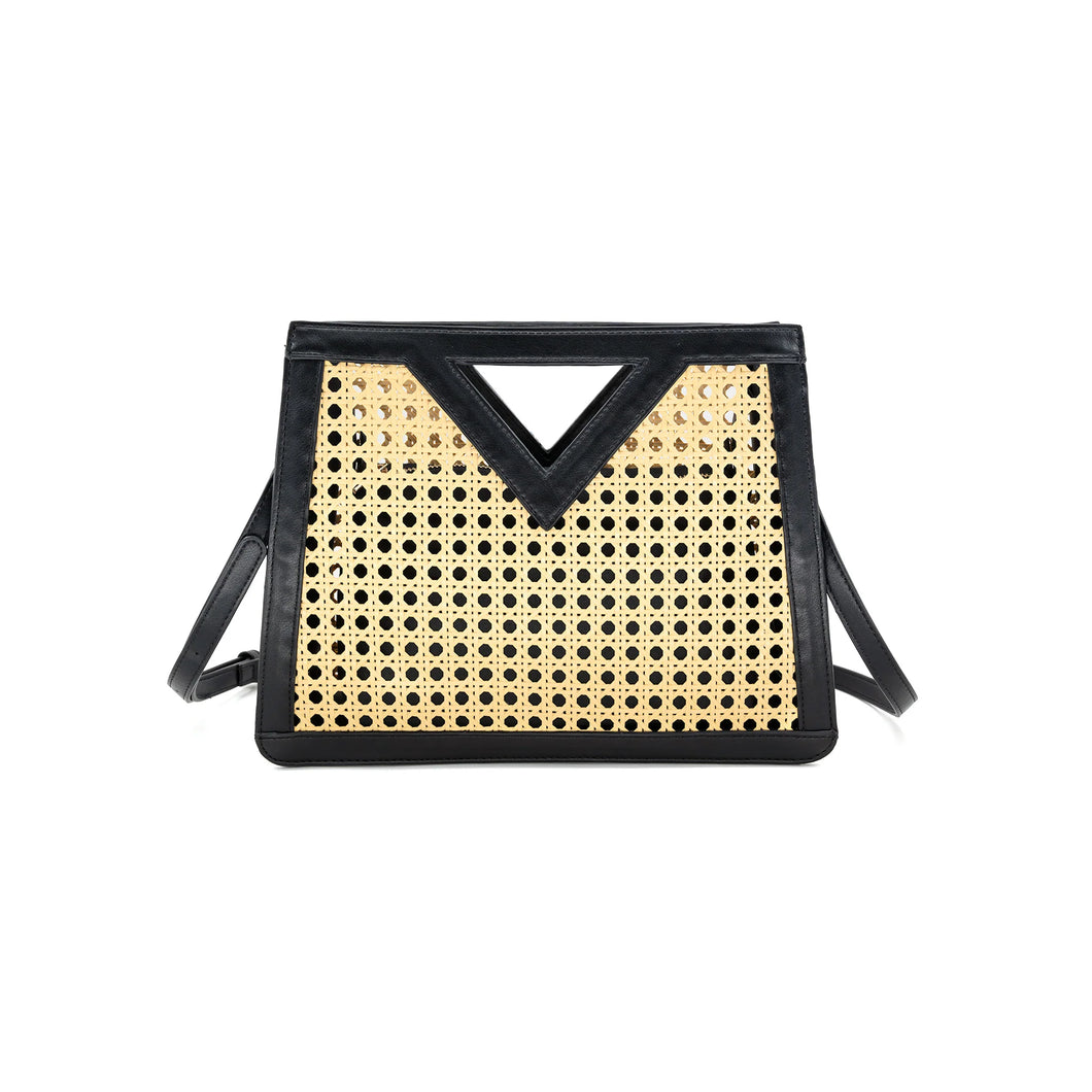 VL and Rattan Purse