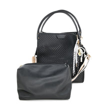 Load image into Gallery viewer, Black Bag with Charms
