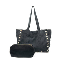 Load image into Gallery viewer, Suede Look Studded Hobo Bag

