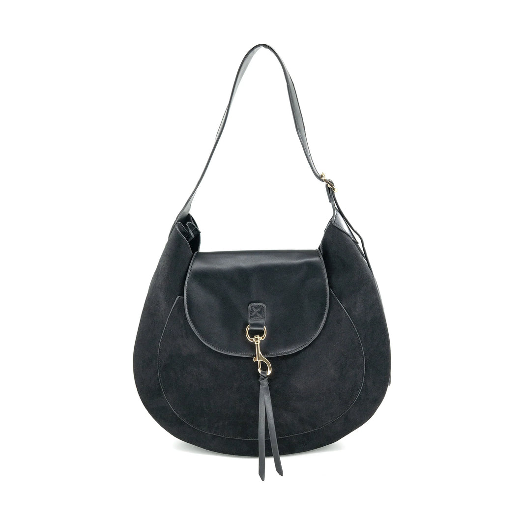 Suede Saddle Bag Style Purse