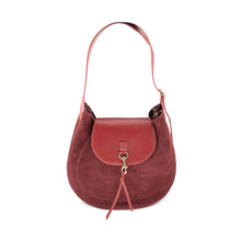 Load image into Gallery viewer, Suede Saddle Bag Style Purse
