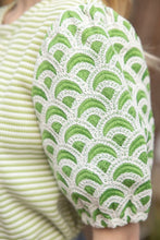 Load image into Gallery viewer, Green Striped Top
