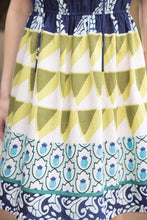 Load image into Gallery viewer, Navy Mixed Print Dress
