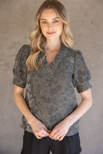Load image into Gallery viewer, Floral Velvet Top
