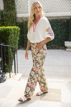 Load image into Gallery viewer, Olive Floral Print Pants

