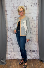 Load image into Gallery viewer, Gray Horse Cardigan
