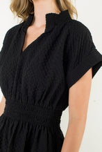 Load image into Gallery viewer, Black Textured Dress

