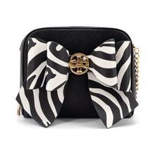 Load image into Gallery viewer, Zebra Bow Bag
