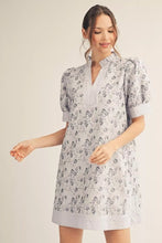 Load image into Gallery viewer, Lilac-Blue Textured Dress
