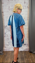 Load image into Gallery viewer, Colorblock Denim Dress
