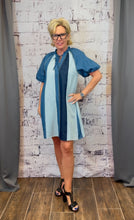 Load image into Gallery viewer, Colorblock Denim Dress
