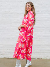 Load image into Gallery viewer, Spot On Pink Tiered Maxi Dress
