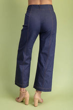 Load image into Gallery viewer, Dark Navy Stitch Detail Pants

