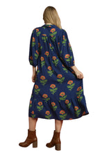 Load image into Gallery viewer, Navy Floral Maxi Dress
