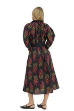 Load image into Gallery viewer, Black Mix Midi Dress
