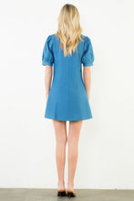 Load image into Gallery viewer, Two-Tone Denim Dress
