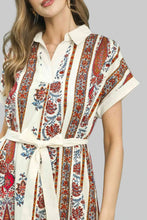 Load image into Gallery viewer, Stripe Print Midi Dress
