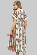 Load image into Gallery viewer, Stripe Print Midi Dress
