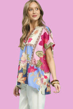 Load image into Gallery viewer, Patchwork Print Top
