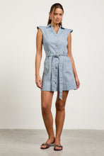 Load image into Gallery viewer, Blue Button Down Dress
