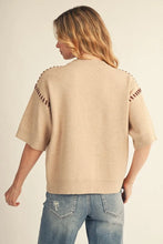 Load image into Gallery viewer, Stitch Accent Lightweight Sweater
